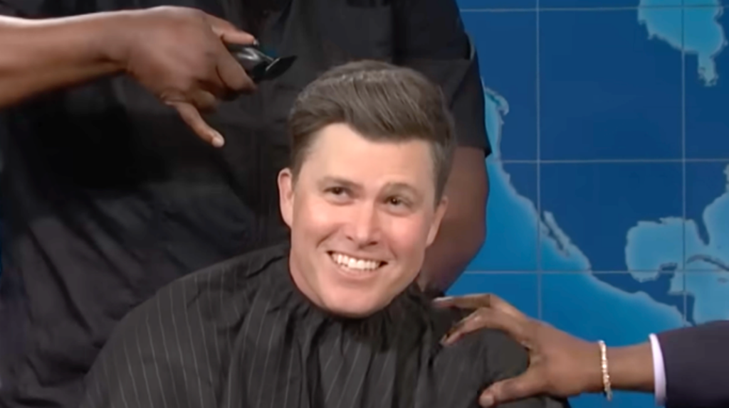 Colin Jost Almost Gets His Hair Cut Over Micheal Che's 'Weekend Update' Joke