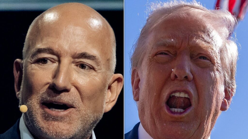 Critics Rip Jeff Bezos After 'Embarrassing' Pro-Trump Claim
