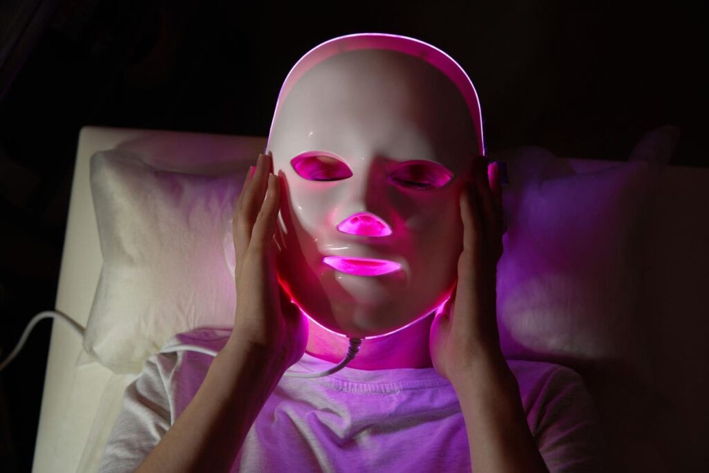 Do Those Friday The 13th-Like LED Face Masks Work? A Doctor Explains Do Those Friday The 13th-Like LED Face Masks Work? A Doctor Explains