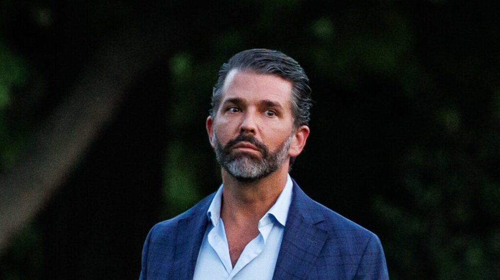 Don Jr.'s 'Sleepover' Remarks Sparks Social Media Tizzy