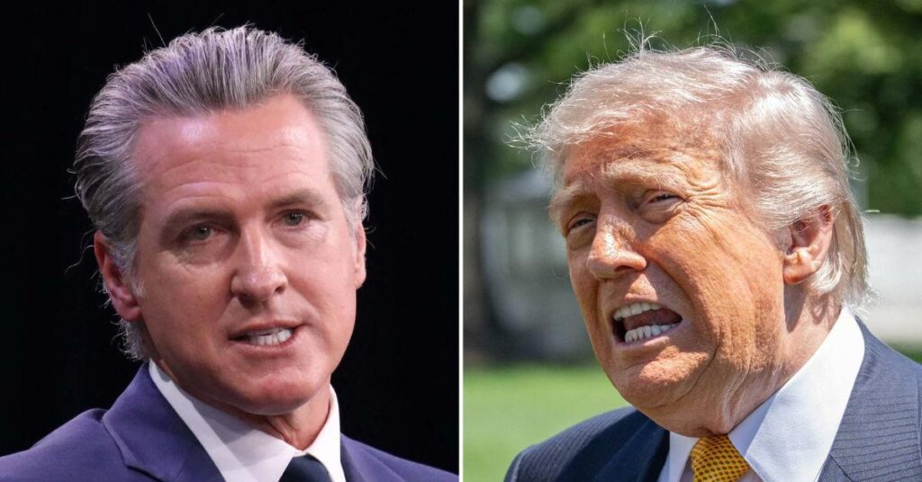 Gavin Newsom Feud with Donald Trump Explodes Over ‘Lost It’ Jibe Gavin Newsom Feud with Donald Trump Explodes Over 'Lost It' Jibe