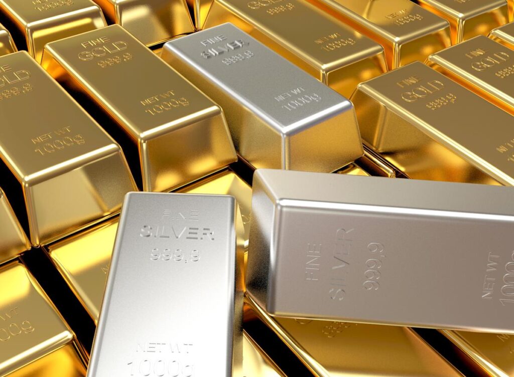 Gold and silver open at highest values in over a week