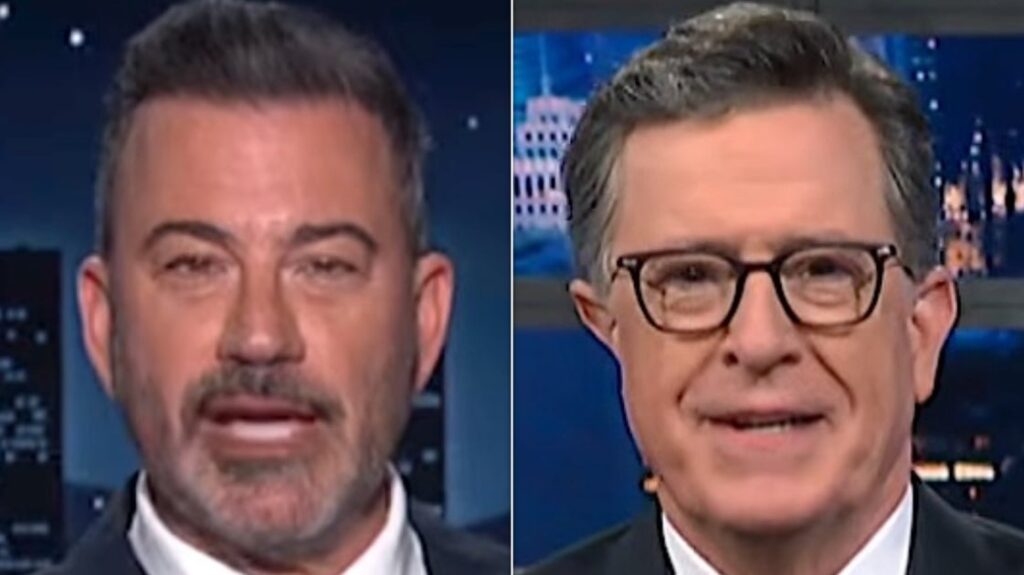 Jimmy Kimmel Lashes Out At Colbert’s CBS Bosses Jimmy Kimmel Lashes Out At Colbert's CBS Bosses