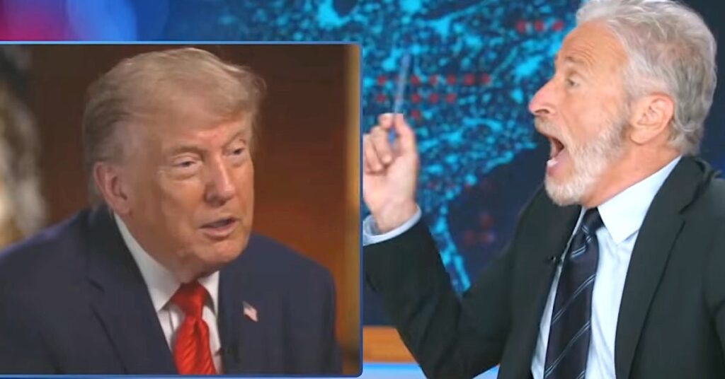 Jon Stewart Stunned By Bonkers Trump Moment