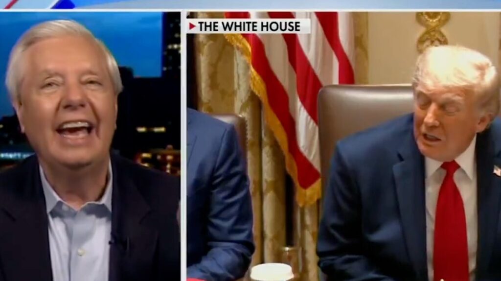 Lindsey Graham Ripped After ‘Pathetic’ New Trump Praise Lindsey Graham Ripped After 'Pathetic' New Trump Praise