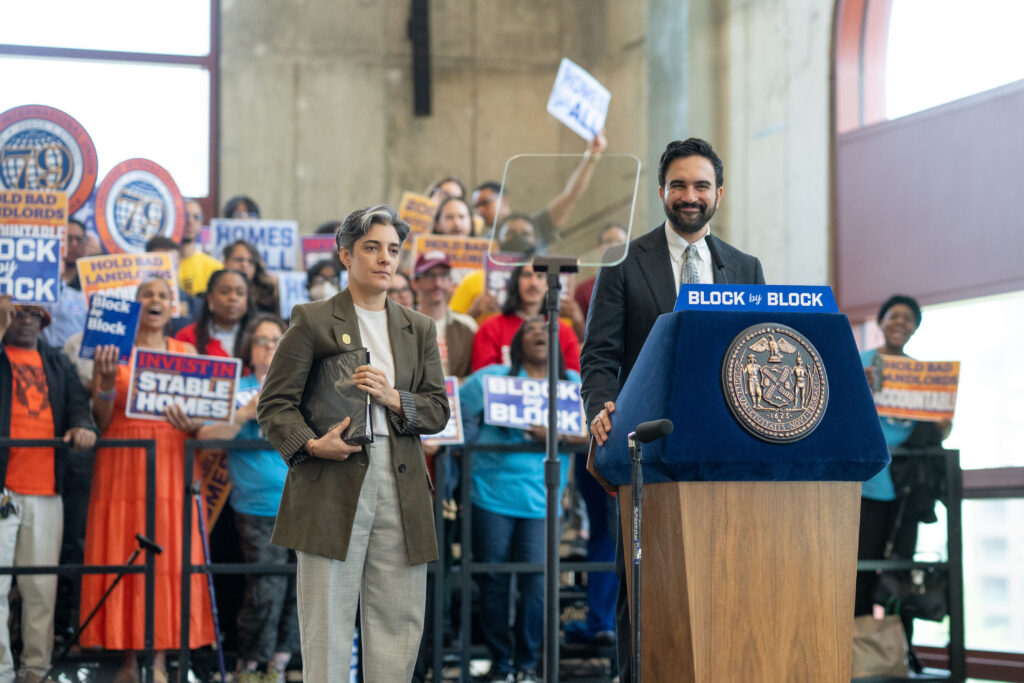 Mayor Zohran Mamdani announced his housing plan blueprint for New York City in Brooklyn on Tuesday.