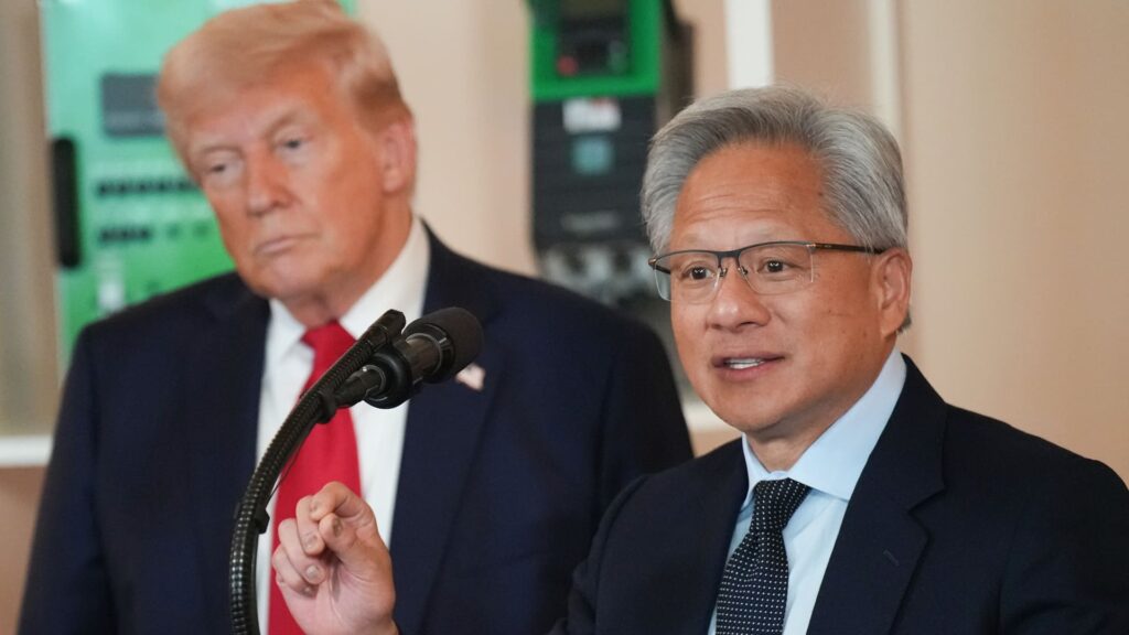 Nvidia CEO Jensen Huang isn't part of Trump's China trip