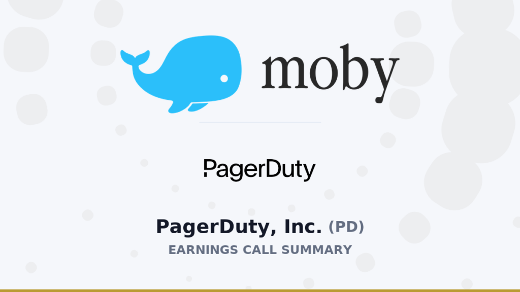 PagerDuty, Inc. Q1 2027 Earnings Call Summary
