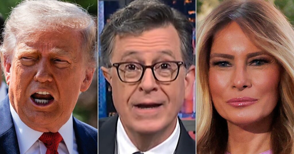 Stephen Colbert Hits Trump In The Marriage In Second-To-Last Show Stephen Colbert Hits Trump In The Marriage In Second-To-Last Show
