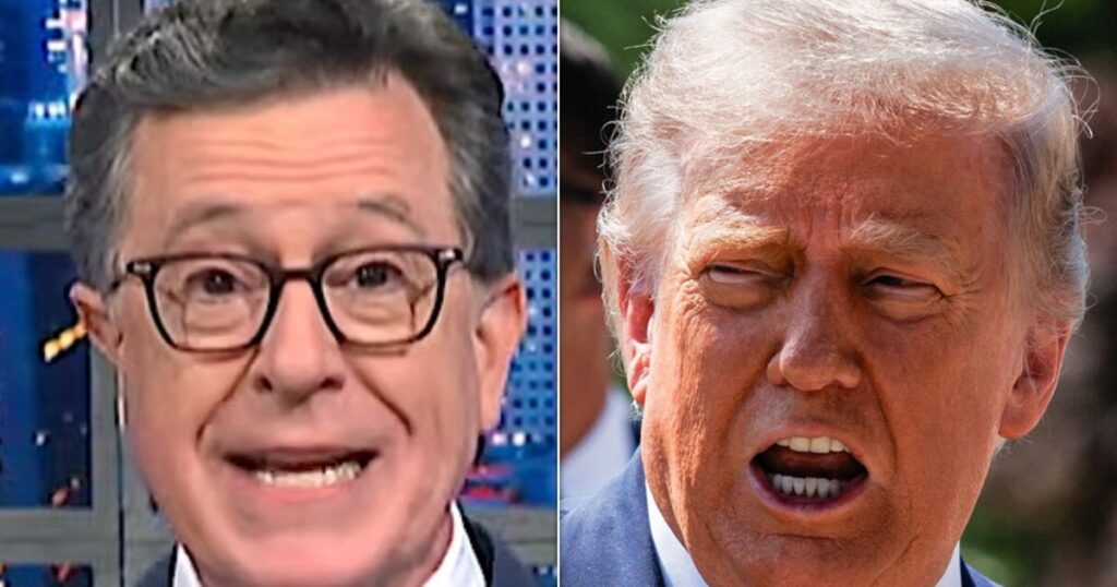 Stephen Colbert Predicts How Trump Will ‘Steal’ $1.8 Billion Slush Fund Stephen Colbert Predicts How Trump Will 'Steal' $1.8 Billion Slush Fund