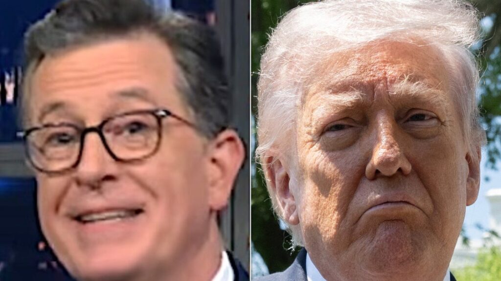Stephen Colbert’s Last ‘Late Show’ Trump Joke Was Very Subtle Stephen Colbert's Last 'Late Show' Trump Joke Was Very Subtle