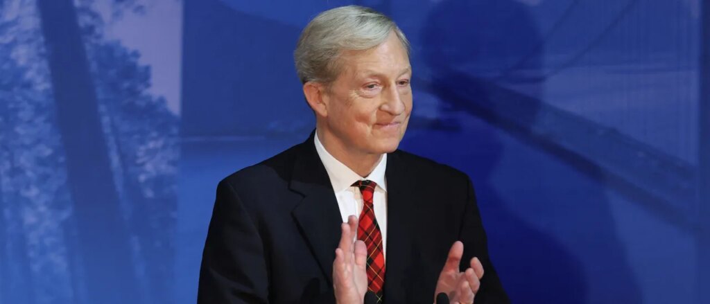 Tom Steyer Celebrates Biological Boy Who Won Girls’ Sports Titles