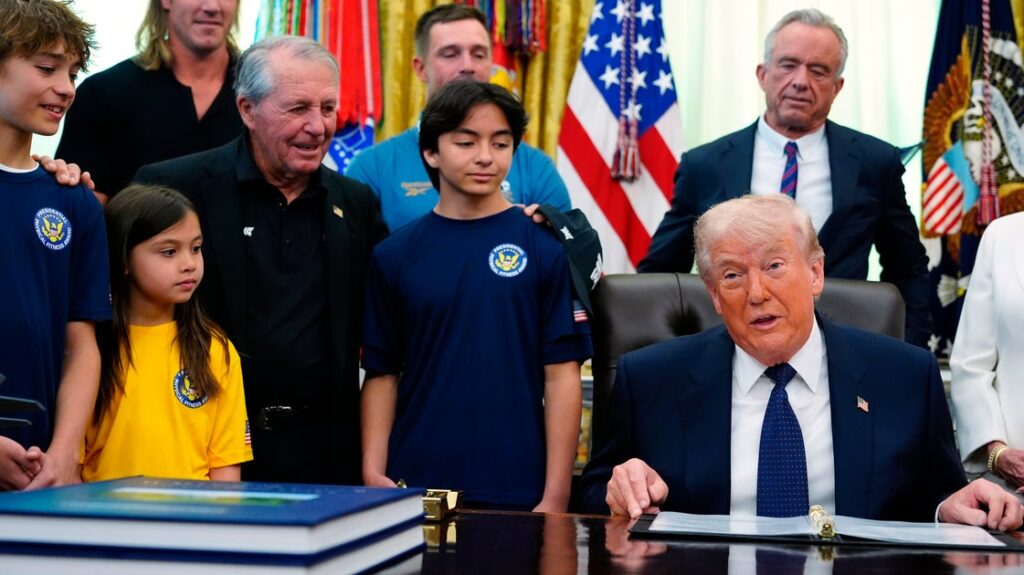 Trump Discusses Arming Iranian People While Surrounded By Children In Oval Office