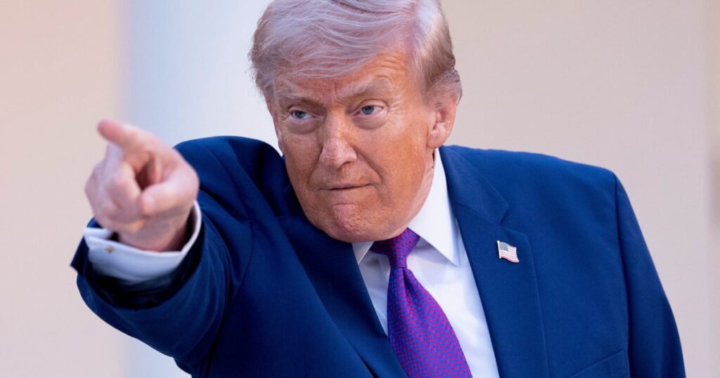 Trump Shares AI Image Of Democrats Bathing In Feces