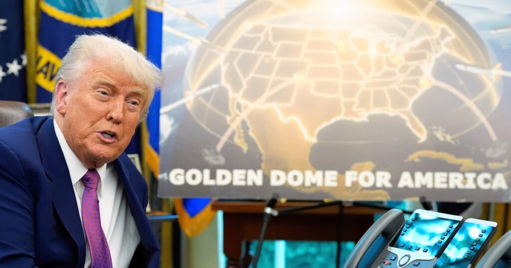 Trump's Proposed 'Golden Dome' Estimated To Cost $1.2 Trillion, Far More Than He Initially Said