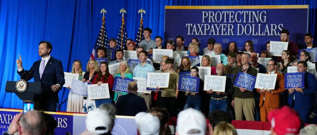 Vance Turns Maine Fraud Event Into Midterm Battle Cry