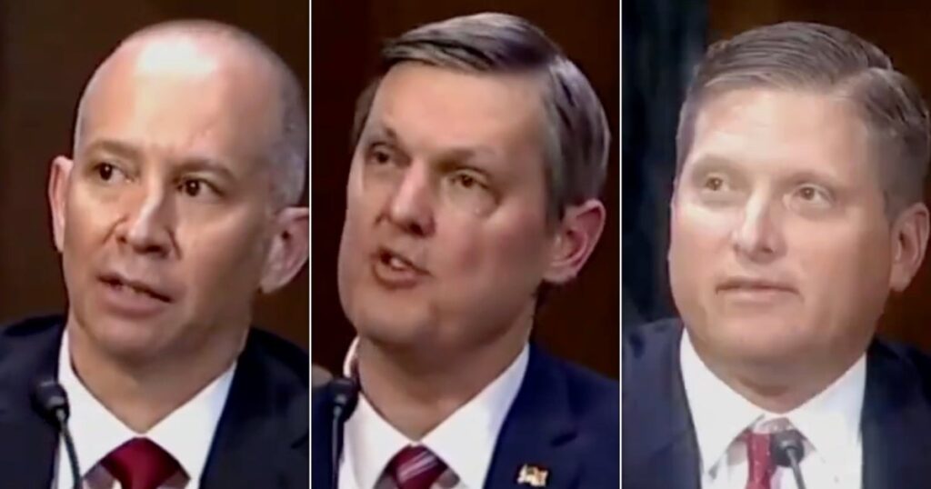 Watch Trump Appointees Fumble In Senate Over 1 Simple Question
