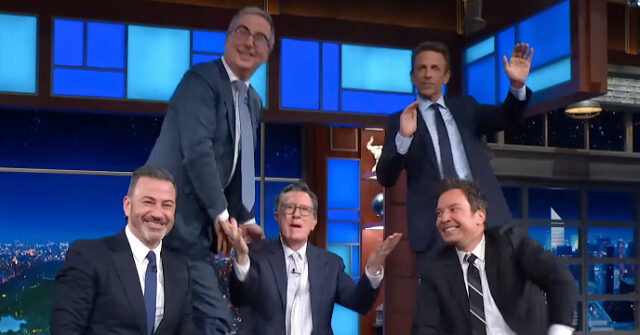 Stephen Colbert Hosts His Own ‘Late Show’ Funeral with Kimmel, Fallon, Meyers, and John Oliver