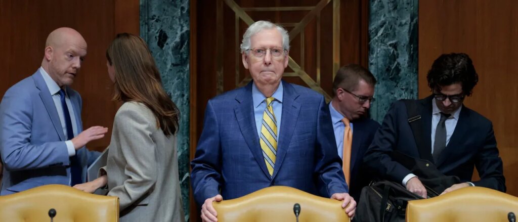 84-Year-Old Sen Mitch McConnell Hospitalized 84-Year-Old Sen Mitch McConnell Hospitalized