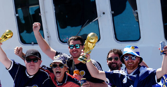 Boston Cop Wows Kilt-Wearing Scottish World Cup Fans with Viral Soccer Ball Juggling Display
