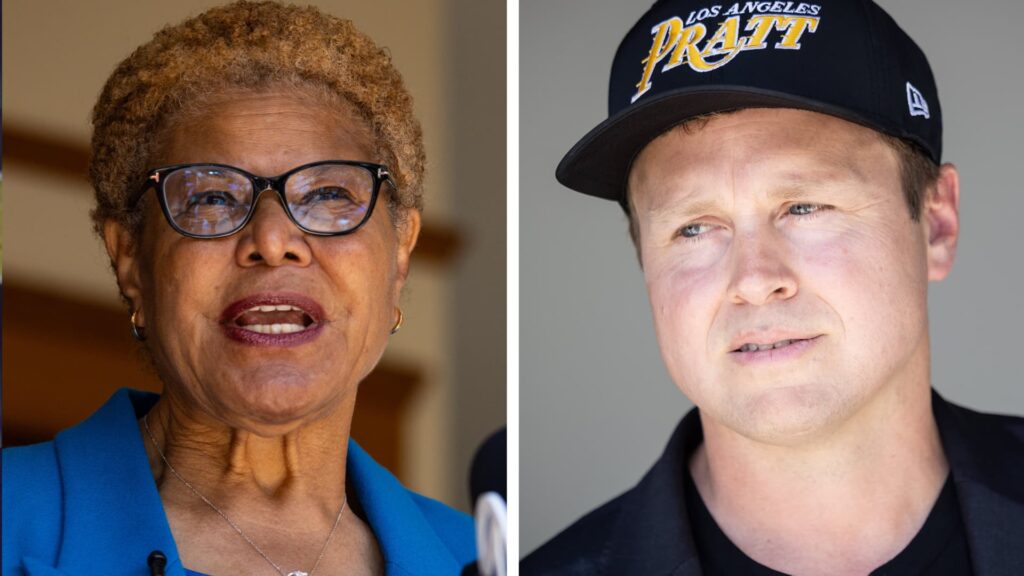 Bass and Pratt will advance in L.A. mayoral race, traders say Bass and Pratt will advance in L.A. mayoral race, traders say