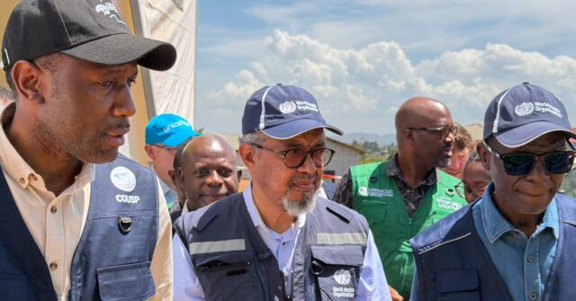 W.H.O. Chief Tedros Visits Ebola Outbreak Epicentre in DR Congo
