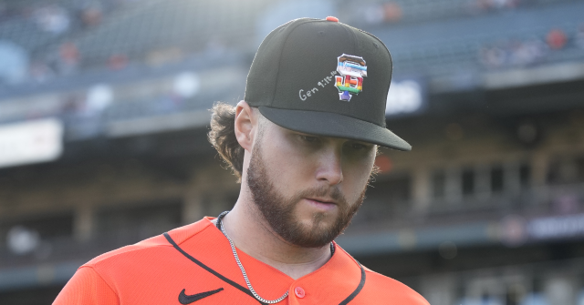 PHOTO — SF Giants Player Counters LGBT ‘Pride Night’ Messaging with Bible Verse on Cap: ‘It’s About God’s Covenant’
