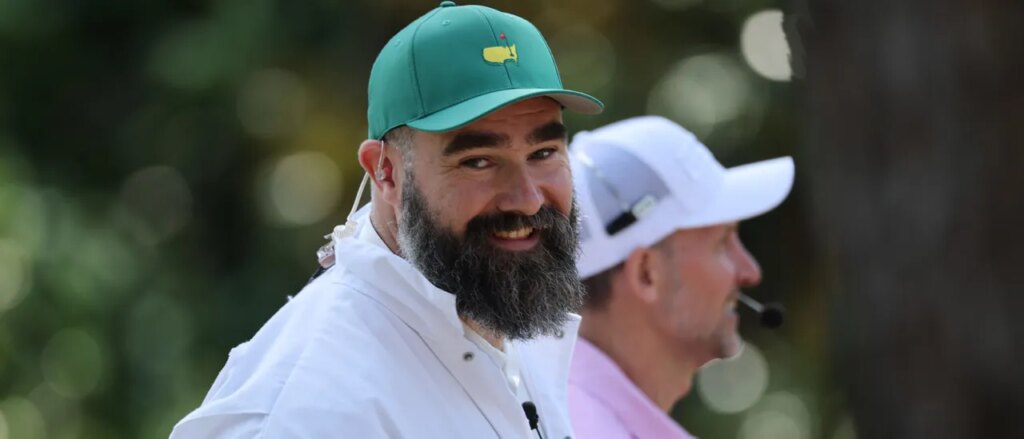 Jason Kelce Chugs Beer Out Of Dude’s Prosthetic Leg