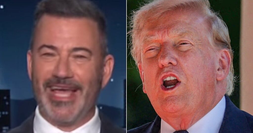 Jimmy Kimmel Audience Goes Wild For Trump Insult Near White House Jimmy Kimmel Audience Goes Wild For Trump Insult Near White House