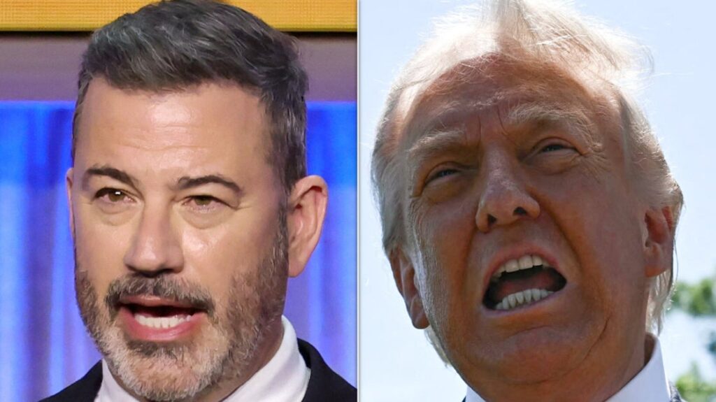 Jimmy Kimmel Hits Trump Right In The Ballroom At Sunday Night Awards Show Jimmy Kimmel Hits Trump Right In The Ballroom At Sunday Night Awards Show