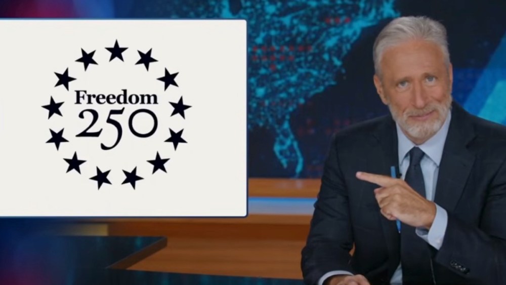 Jon Stewart Slams Donald Trump’s Crumbling Freedom 250 Concert Jon Stewart Slams Donald Trump's Crumbling Freedom 250 Concert