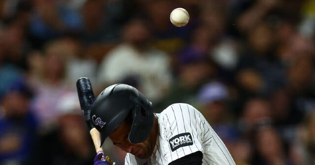 Rockies’ Tyler Freeman Takes 98 MPH Fastball to the Head