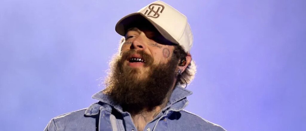 Post Malone Fans Worried After Singer Contorts Body, Struggles To Get Off Stage Floor