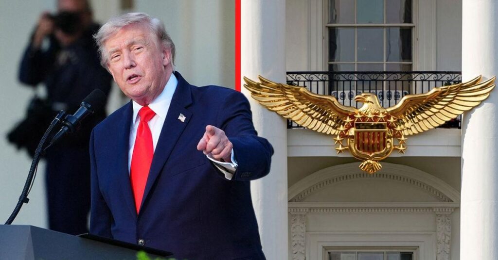 Prez Gushes Over 'Tacky' Eagle Display