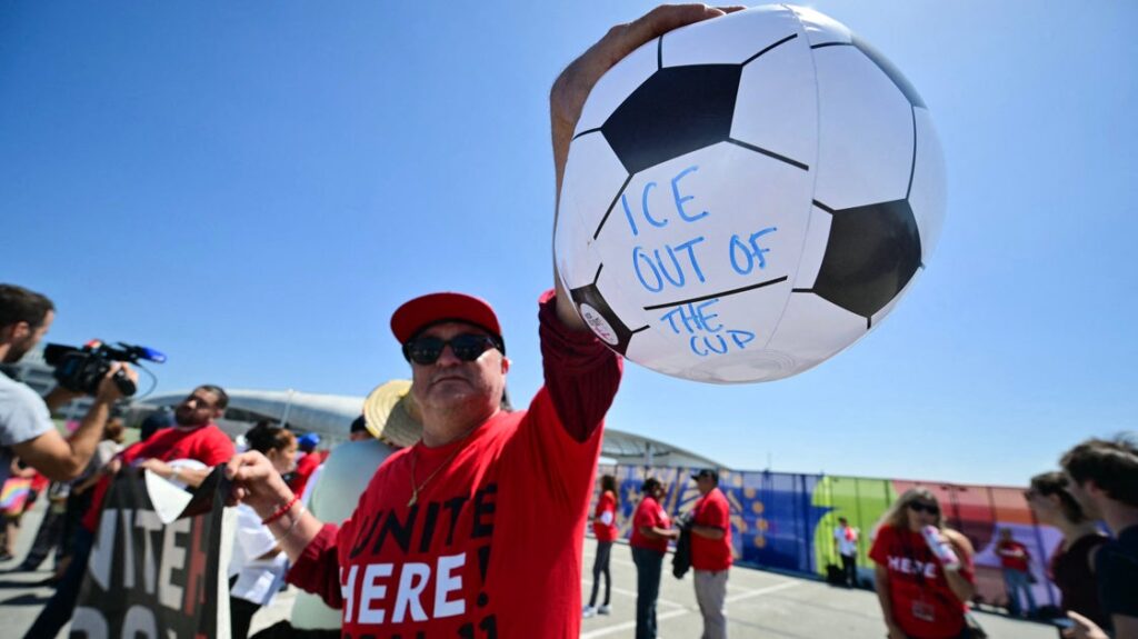 SoFi Stadium Workers Win Right To Strike Over ICE At World Cup SoFi Stadium Workers Win Right To Strike Over ICE At World Cup