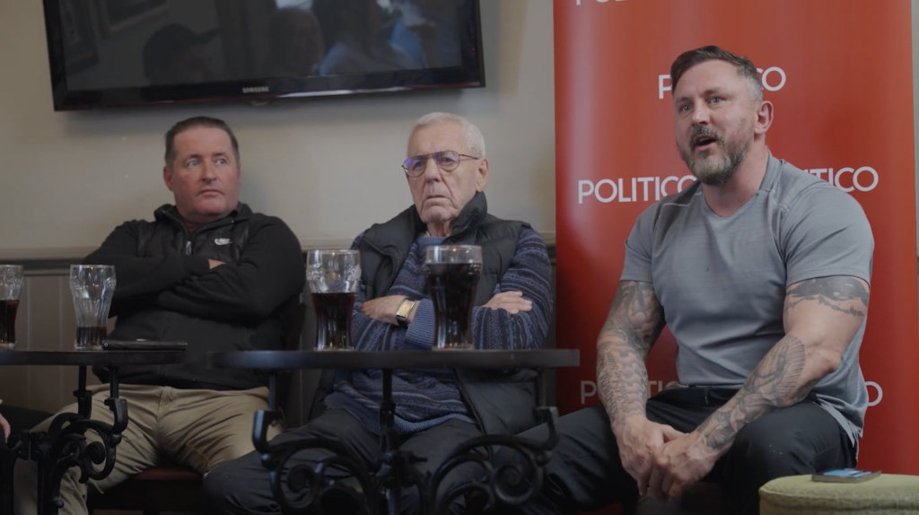 The small-town voters deciding the UK’s future are demanding change, our focus group found Paul (right) said he works three jobs and feels let down.