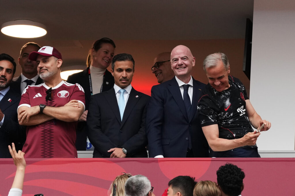 The soccer boss in Mark Carney’s ear The soccer boss in Mark Carney’s ear