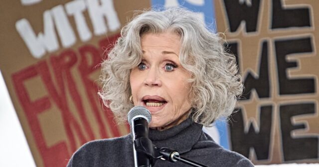 Drag Queens, Deep Breathing, Singing to Fight ‘Fascists’ Highlight Jane Fonda’s Protest Event Countering Trump’s UFC Freedom 250 White House Bash