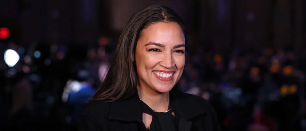 Alexandria Ocasio Cortez Blushes After Vance Singles Her Out As 2028 Democratic Frontrunner