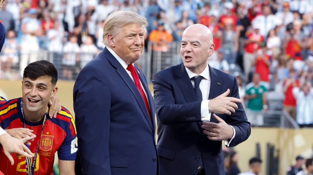 Australian Broadcaster Caught On Hot Mic Saying Spain Will Edit Trump Out Of World Cup Photo Australian Broadcaster Caught On Hot Mic Saying Spain Will Edit Trump Out Of World Cup Photo
