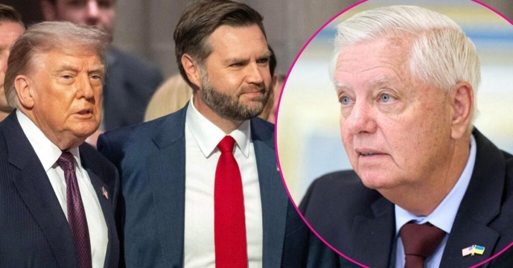 Donald Trump Caught Gossiping About Guest at Lindsey Graham’s Funeral Donald Trump Caught Gossiping About Guest at Lindsey Graham's Funeral