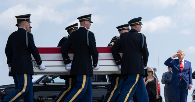 President Trump Attends Dignified Transfer of Fallen American Soldiers