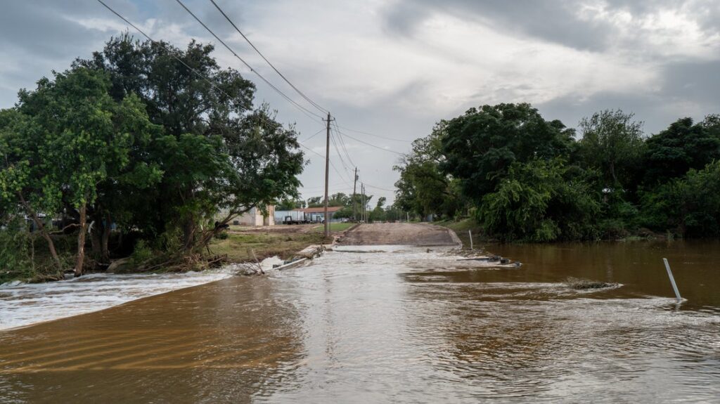 Flood Forces Uvalde Mother To Leave Child's Belongings