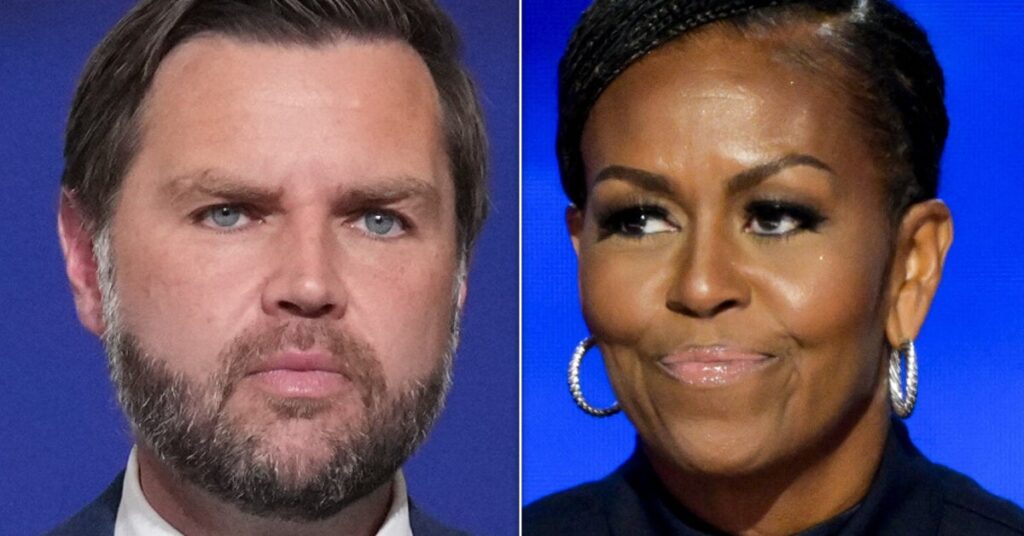 JD Vance Offers Eyebrow-Raising Take On Vile UFC-Michelle Obama Slur JD Vance Offers Eyebrow-Raising Take On Vile UFC-Michelle Obama Slur