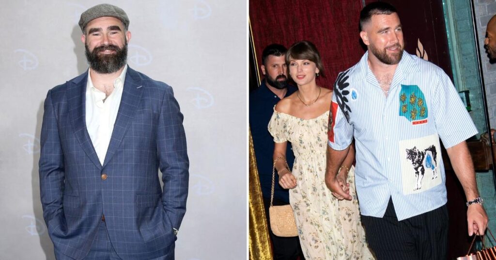 Jason Kelce Admits Travis and Taylor Swift’s Wedding Left Him in ‘Tears’ Jason Kelce Admits Travis and Taylor Swift's Wedding Left Him in 'Tears'
