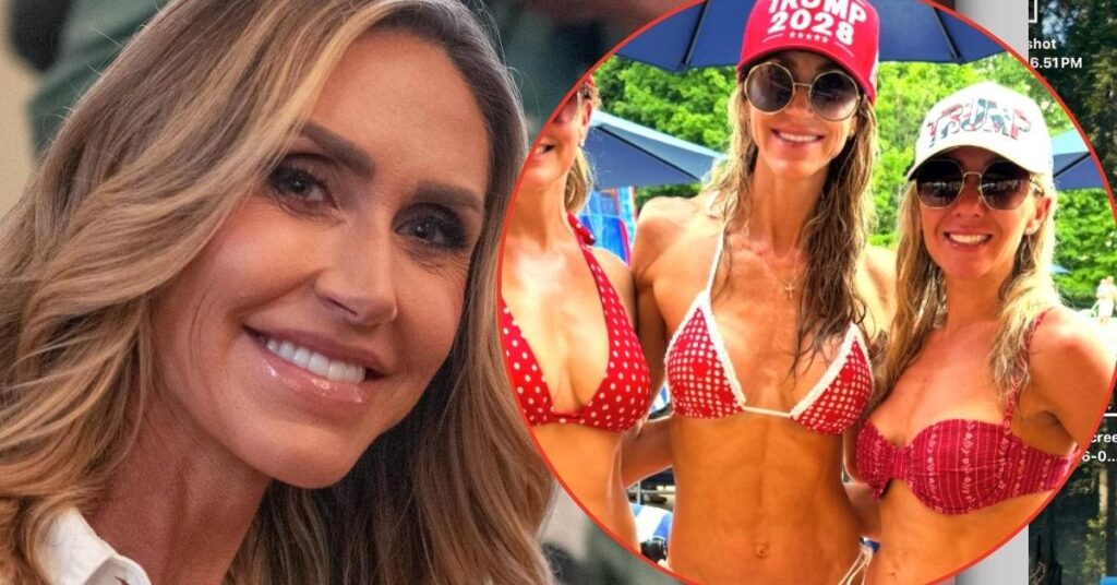 Lara Trump Faces Backlash After Posing in Barely-There String Bikini Lara Trump Faces Backlash After Posing in Barely-There String Bikini