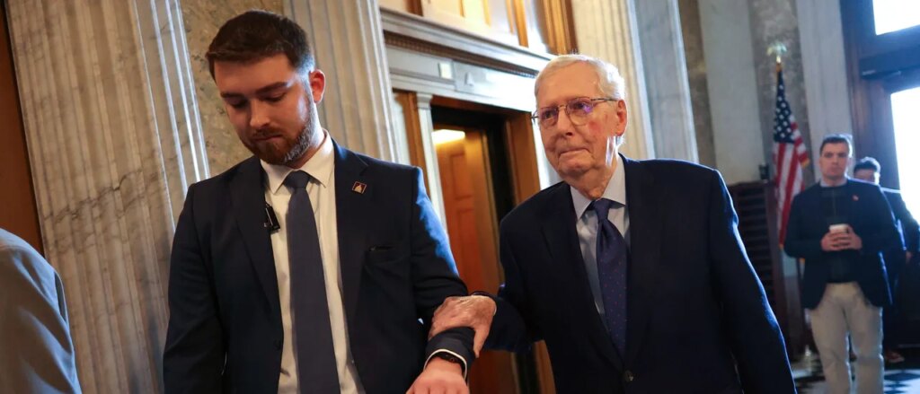 New Footage Allegedly Shows Senator Mitch McConnell Loaded Into Ambulance New Footage Allegedly Shows Senator Mitch McConnell Loaded Into Ambulance