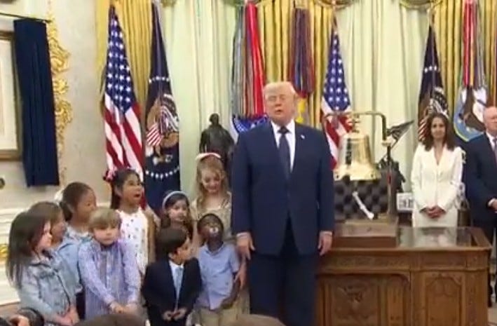 Not Even Children In The Oval Office Can Stop A Trump Meltdown Not Even Children In The Oval Office Can Stop A Trump Meltdown