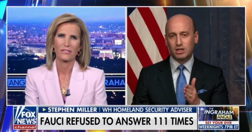 Stephen Miller Goes Off on Dr. Fauci After Explosive Senate Hearing (VIDEO) * The Gateway Pundit * by Cristina Laila Stephen Miller Goes Off on Dr. Fauci After Explosive Senate Hearing (VIDEO) * The Gateway Pundit * by Cristina Laila