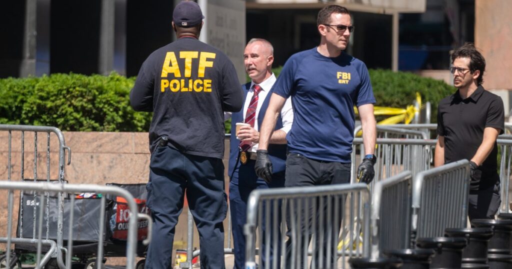 Suspect Detained For Fireworks Near NY Federal Building Suspect Detained For Fireworks Near NY Federal Building